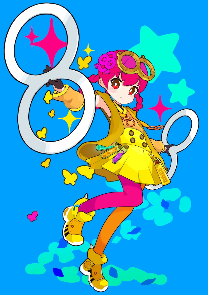 商用可／サムネ・アイコン・グッズ用イラスト描きます ポップで目を引くイラストをグッズや動画に使いませんか？ イメージ1