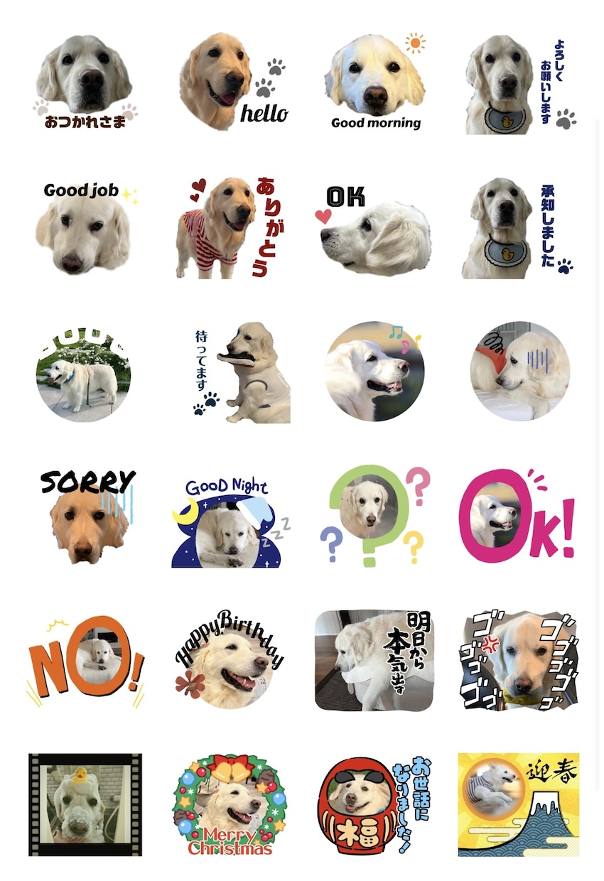 ペットの写真でLINEスタンプを作ります 大好きなペットの写真でLINEスタンプを作りたい方へ イメージ2