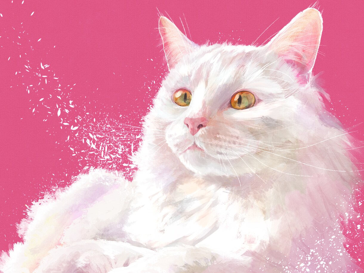 あなたの大切なペットをポップなイラストにします ペットイラスト・ワンちゃんやねこちゃんを一枚絵に イメージ5