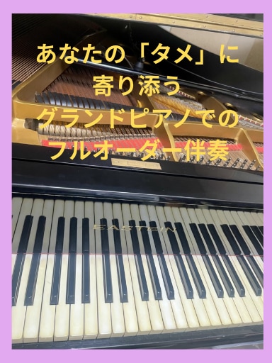 自分のタメで。プロの極上ラウンジピアノ伴奏します 演歌・歌謡曲・洋楽対応。幻の名器が奏でる大人のための歌伴奏 イメージ3