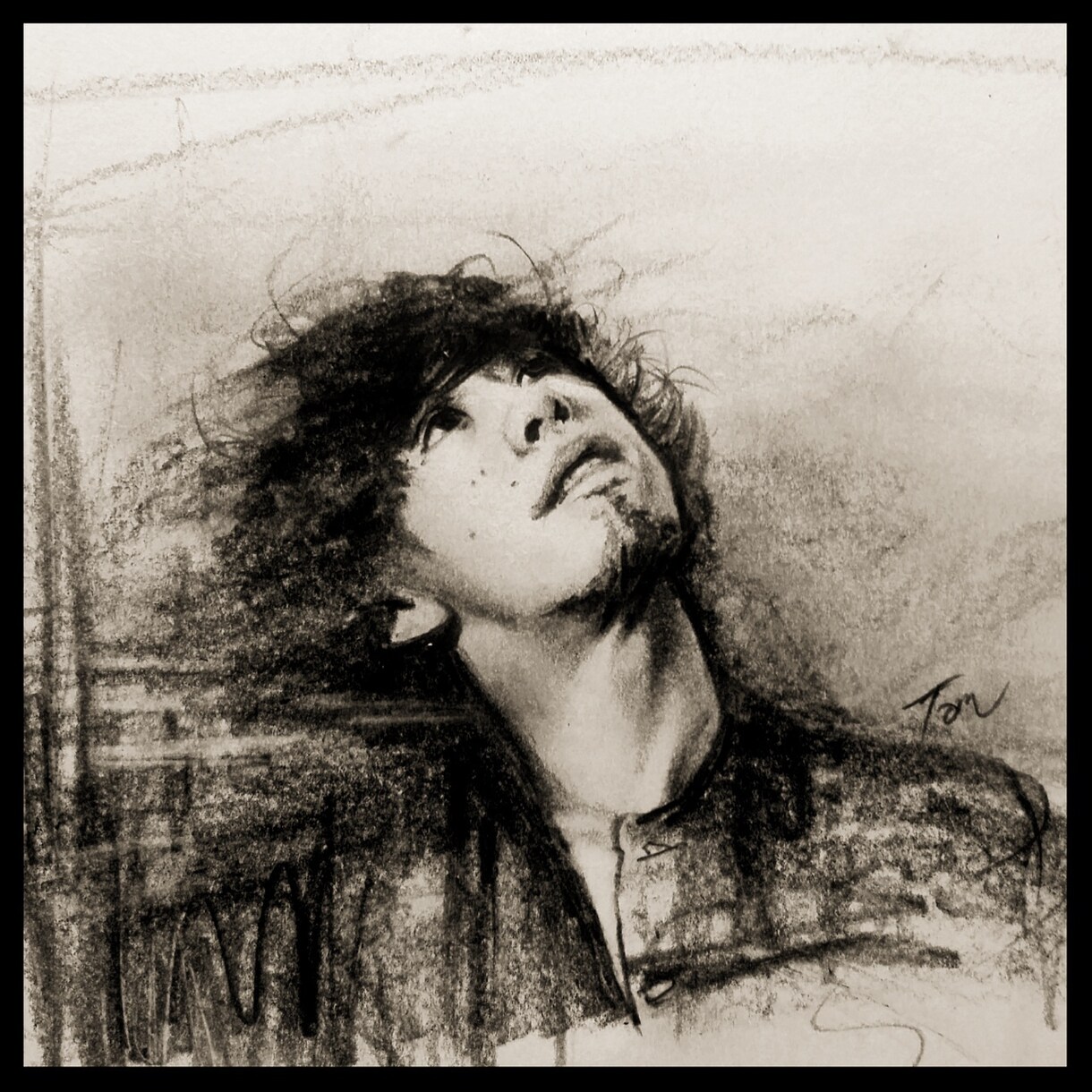 鉛筆で似顔絵を描きます 独学なので、他でよく見る絵にはなりません。いい意味で。 イメージ5