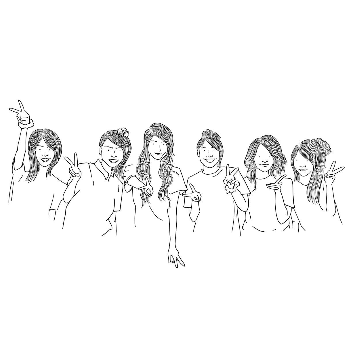 夫婦、カップルの記念日用にイラスト描きます オリジナリティーあるイラストでサプライズで喜ぶ事間違いなし☆ イメージ7