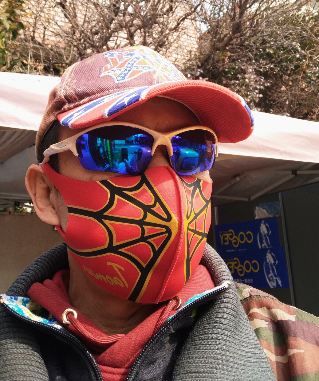 ウレタンマスクにアイロンプリントお作ります スパイダーオリジナルアイロンプリント イメージ1