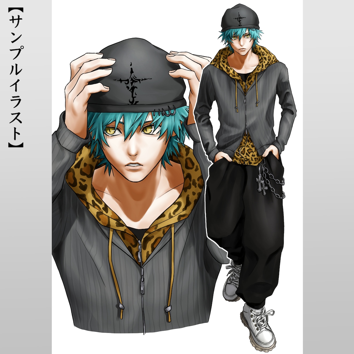 かっこいいキャラクターの立ち絵を描きます TRPGやゲーム等で使用できる立ち絵を描かせていただきます！ イメージ3