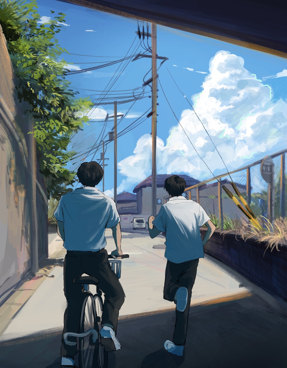 背景を中心とした一枚絵、イラスト描きます MV,歌ってみた、アイコンなどに使用出来る一枚絵作成致します イメージ4