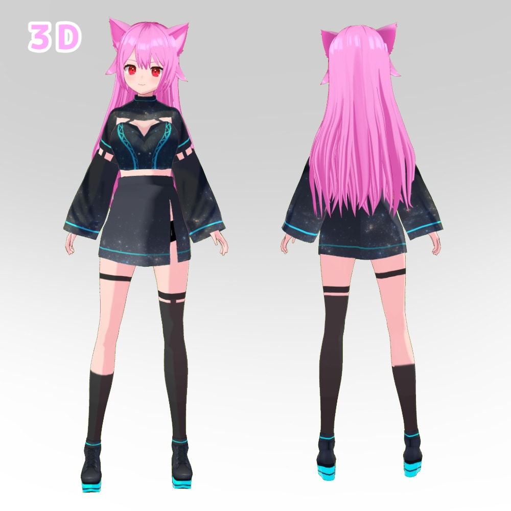 キャラデザからLive2Dや3Dまで全て制作します 欲しいものだけ手に入る！カスタマイズ可能 イメージ6