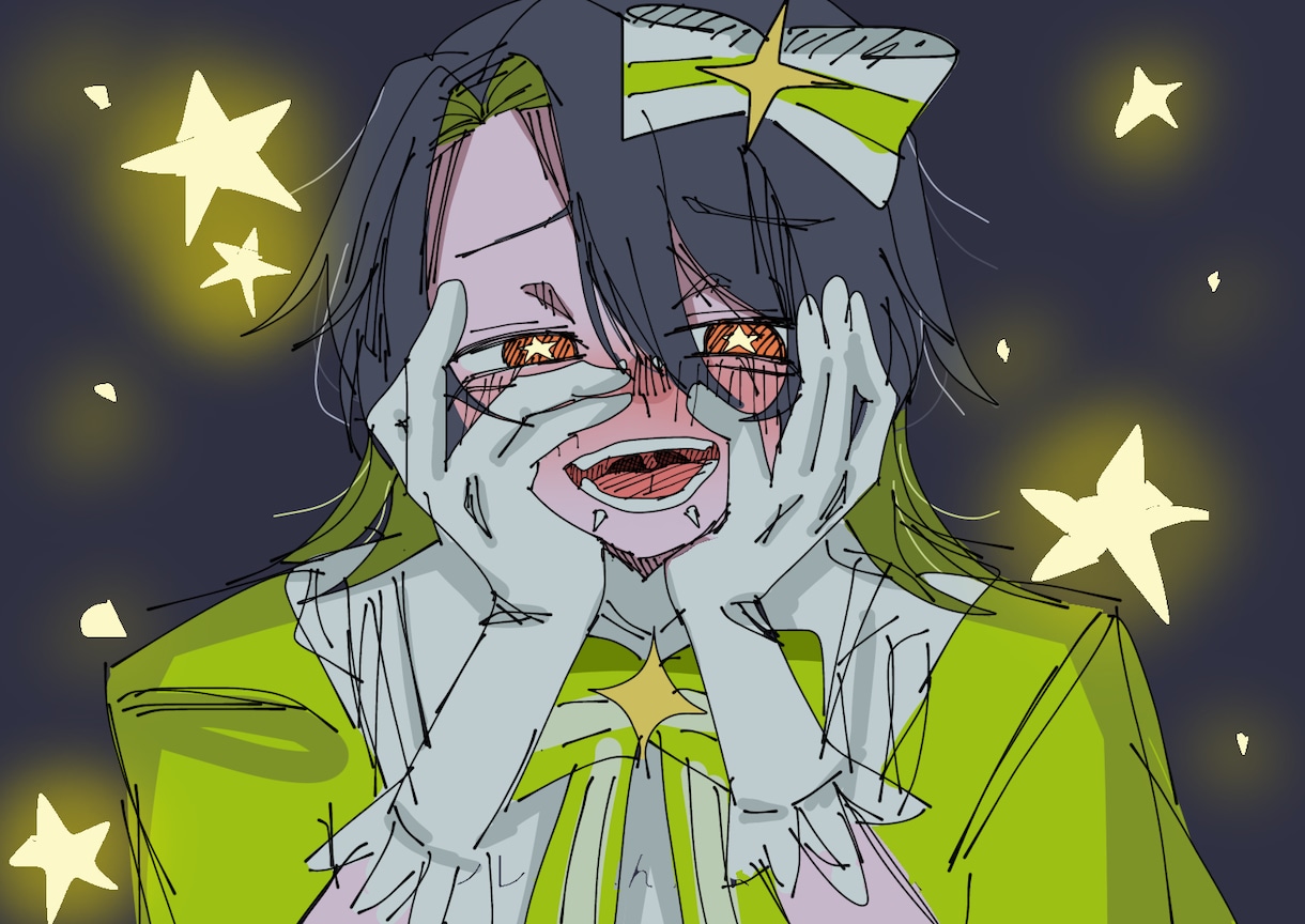 下手ながらに頑張って描きます あなたの好きなキャラ描かせてください イメージ2