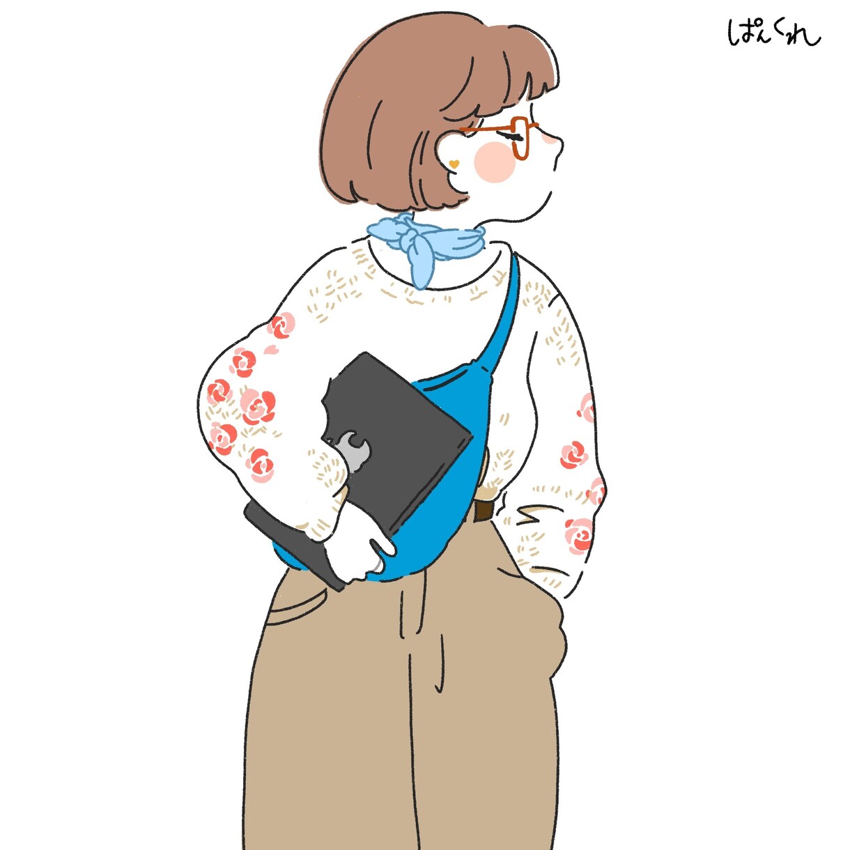 アイコンにぴったり！ポップな横顔イラスト描きます 自分の好きなファッションスタイルをアイコンにしよう！ イメージ5