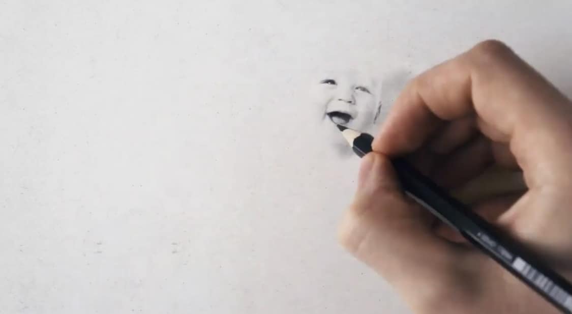 似顔絵などのスケッチ風ビデオ作成します 記念日や特別な人へのプレゼントに最適！ イメージ2
