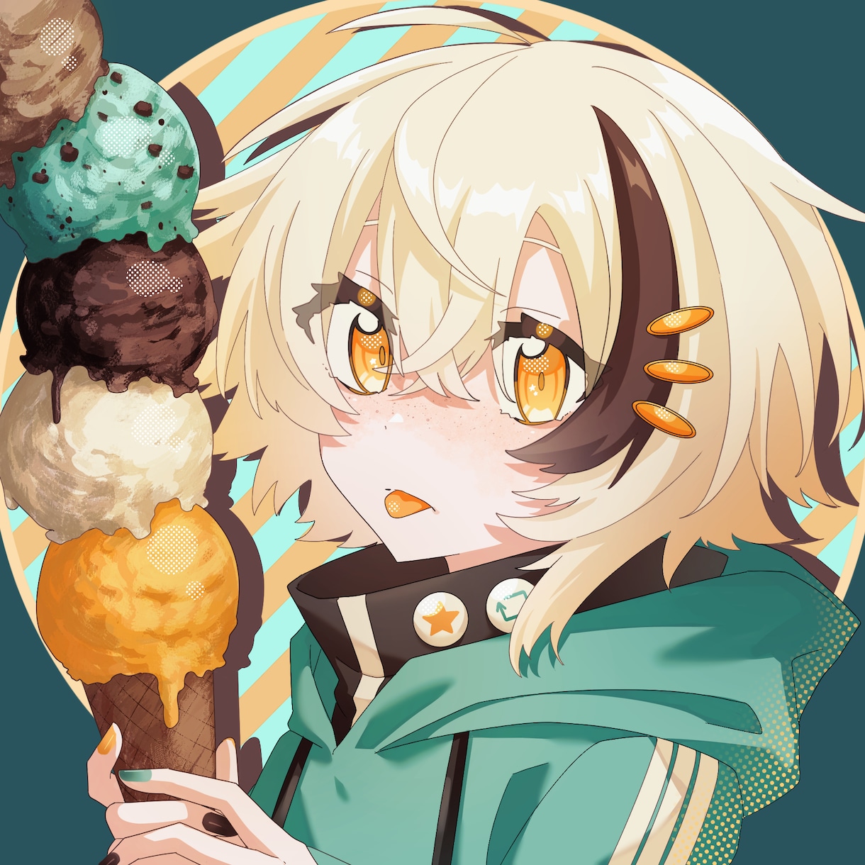 ふわふわした物からダークな雰囲気のイラスト描きます SNS用ヘッダー、一枚イラスト等 イメージ2