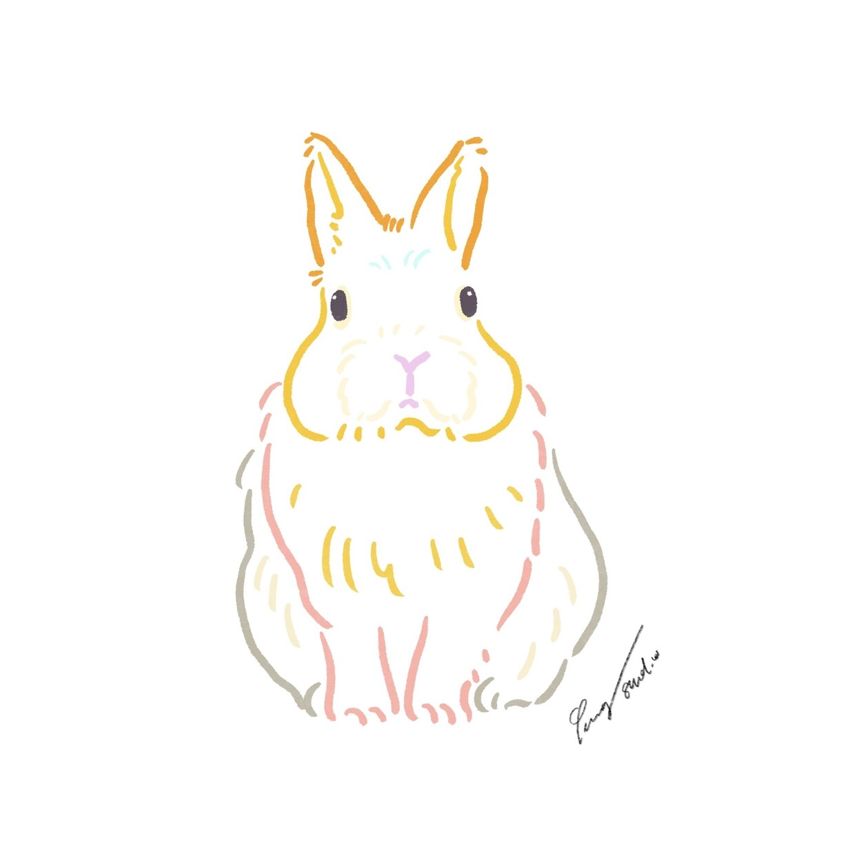 カラフルなペット描いてます オリジナルうちの子イラストどうですか？ イメージ9