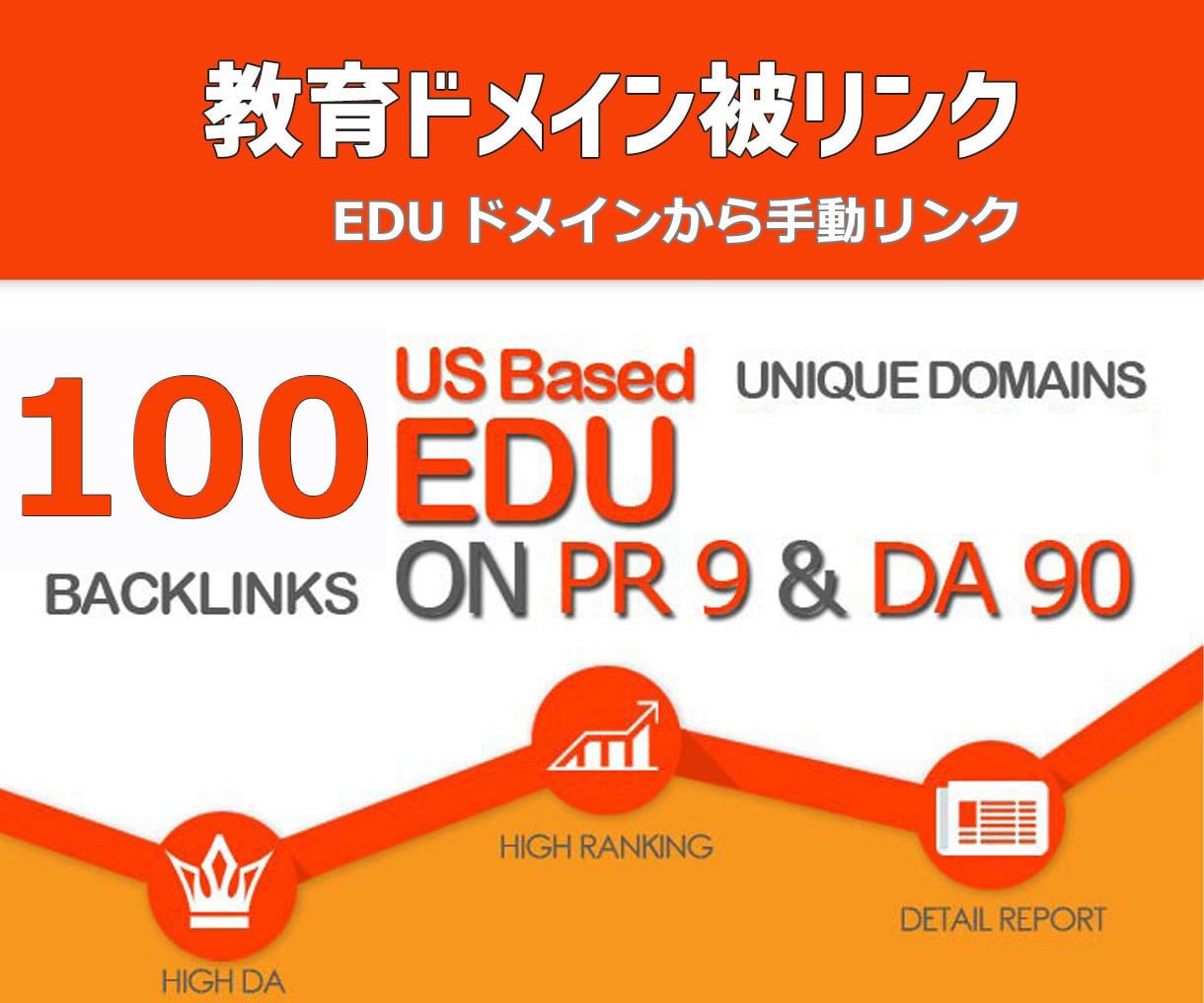圧倒的権威性！教育機関eduドメイン被リンクします 最高峰の外部SEO対策！EDUドメイン100本のバックリンク イメージ1