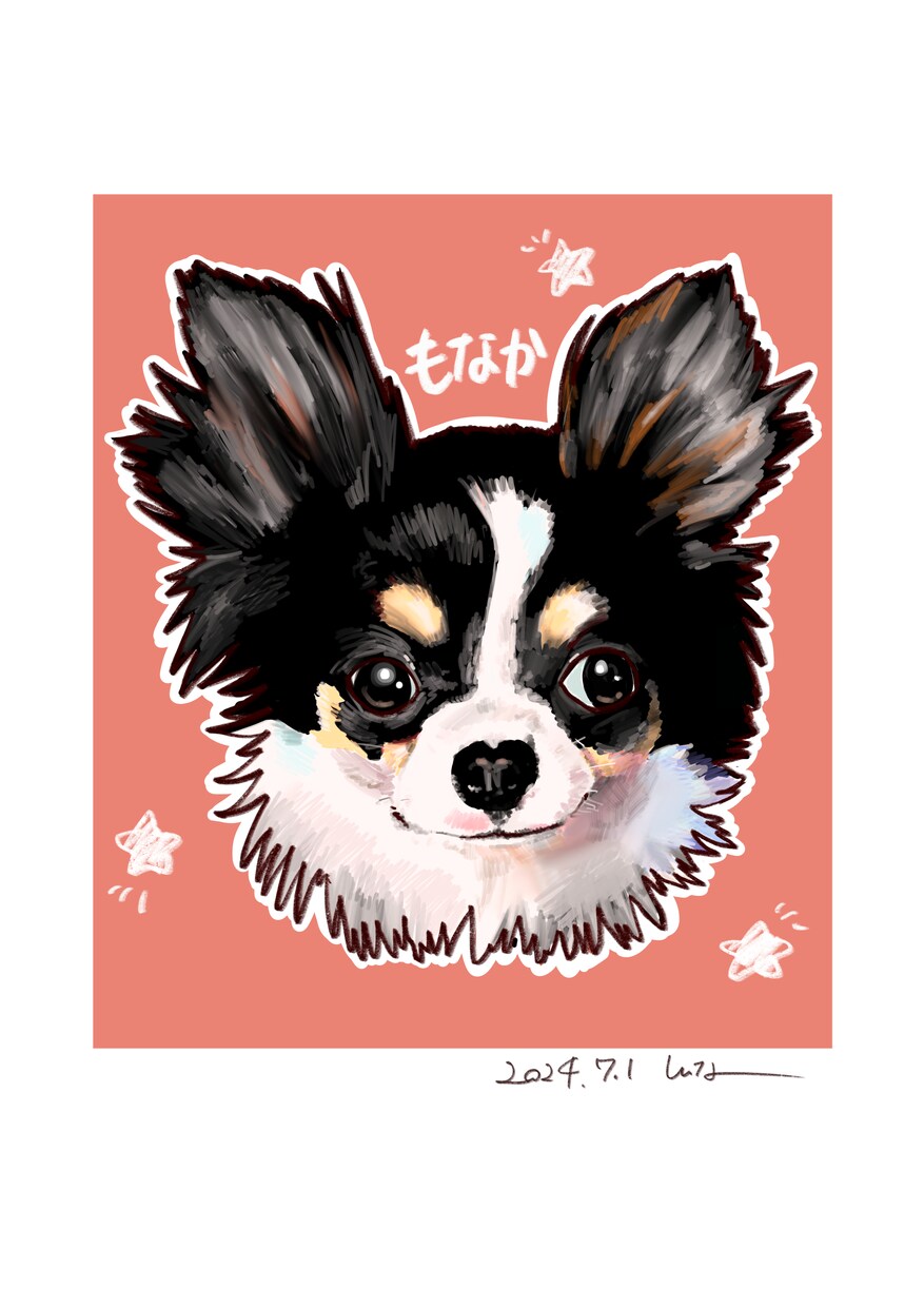 かわいい！ペットの似顔絵描きます あたたかいタッチで大切なご家族の似顔絵を作成します！ イメージ4