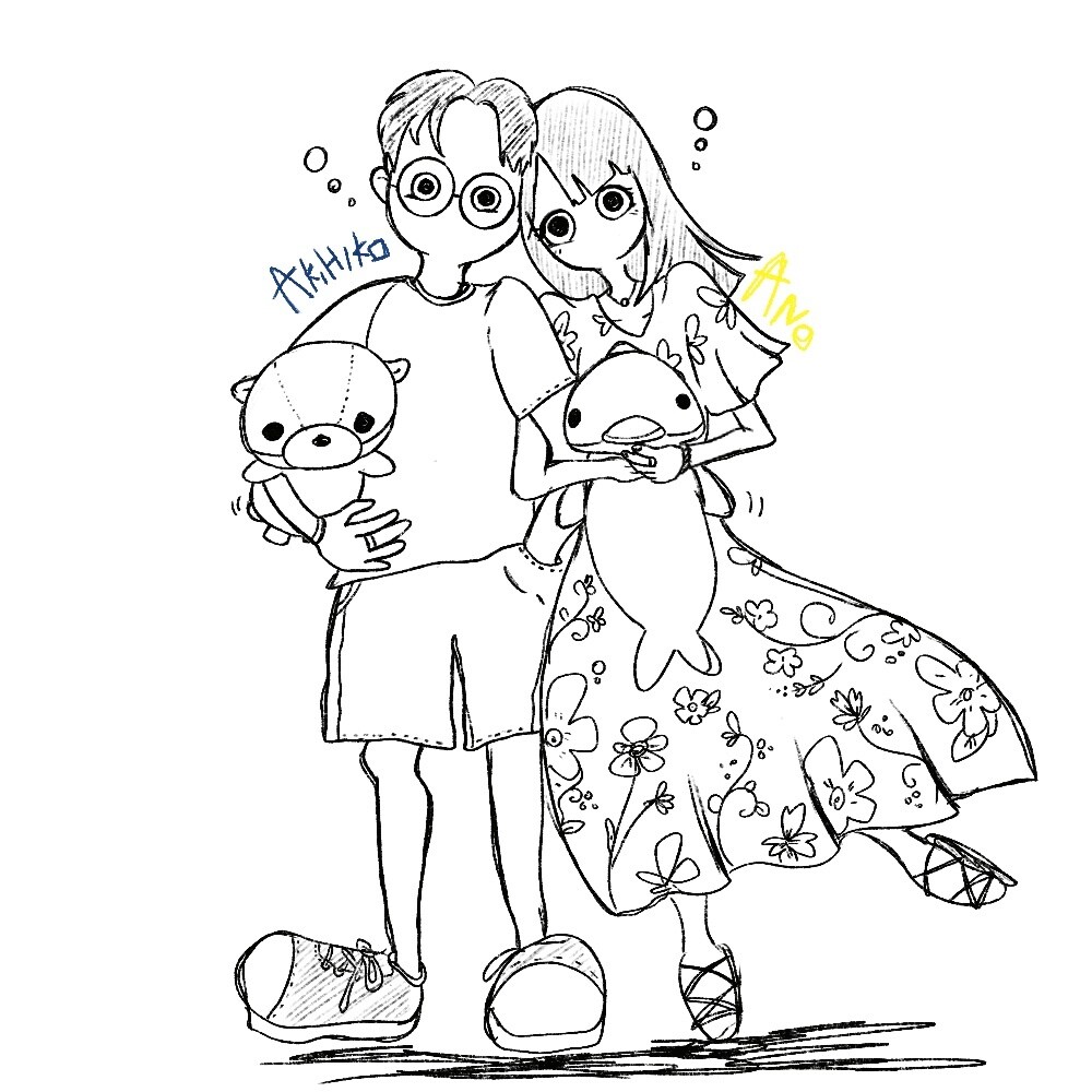 ゆる似顔絵がかわいいポップなアイコン描きます 手書きのゆる絵 シンプルでおしゃれな似顔絵アイコンオーダー イメージ6