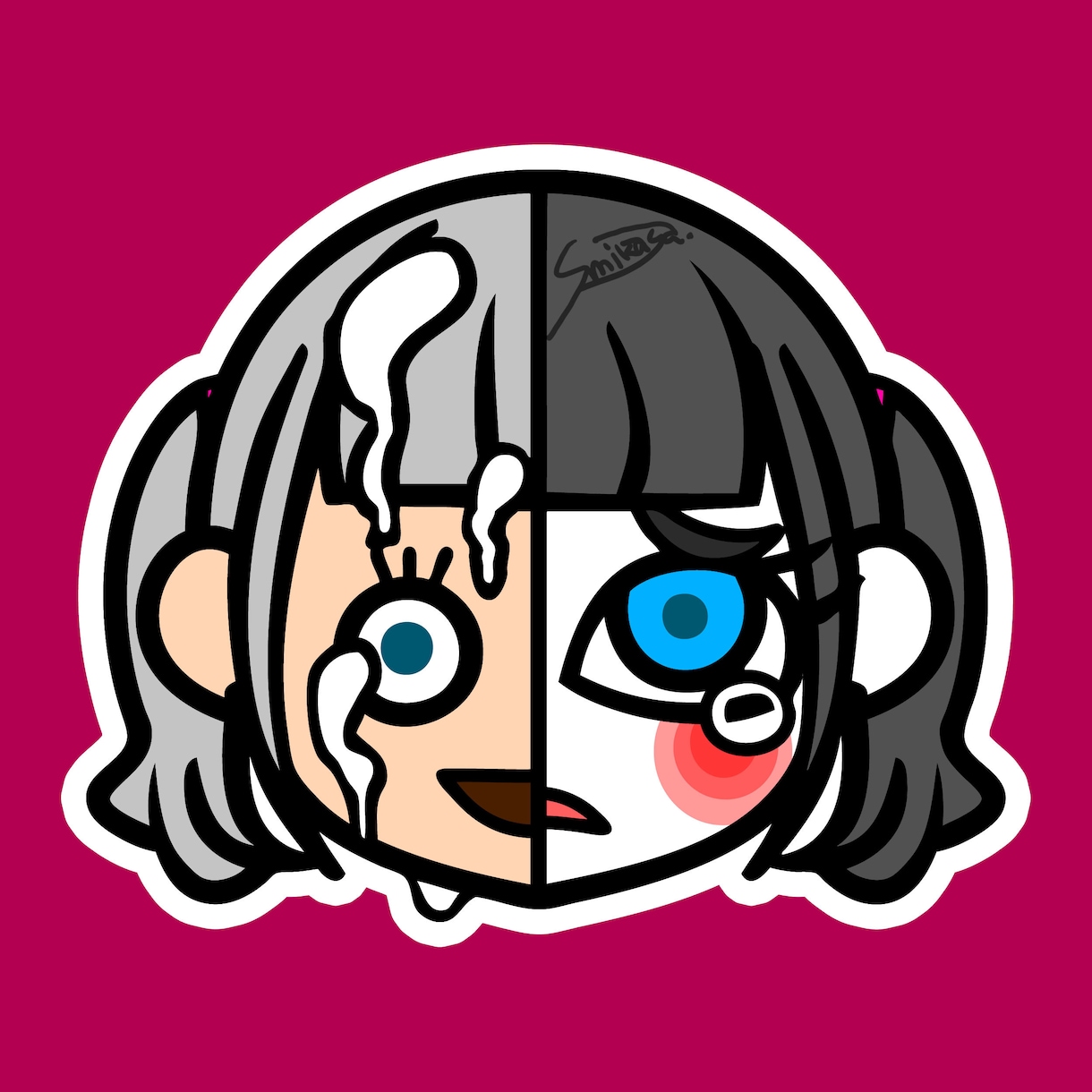 ポップ！なアイコン作ります ポップで可愛いキャラクターアイコンを作成しております。 イメージ2