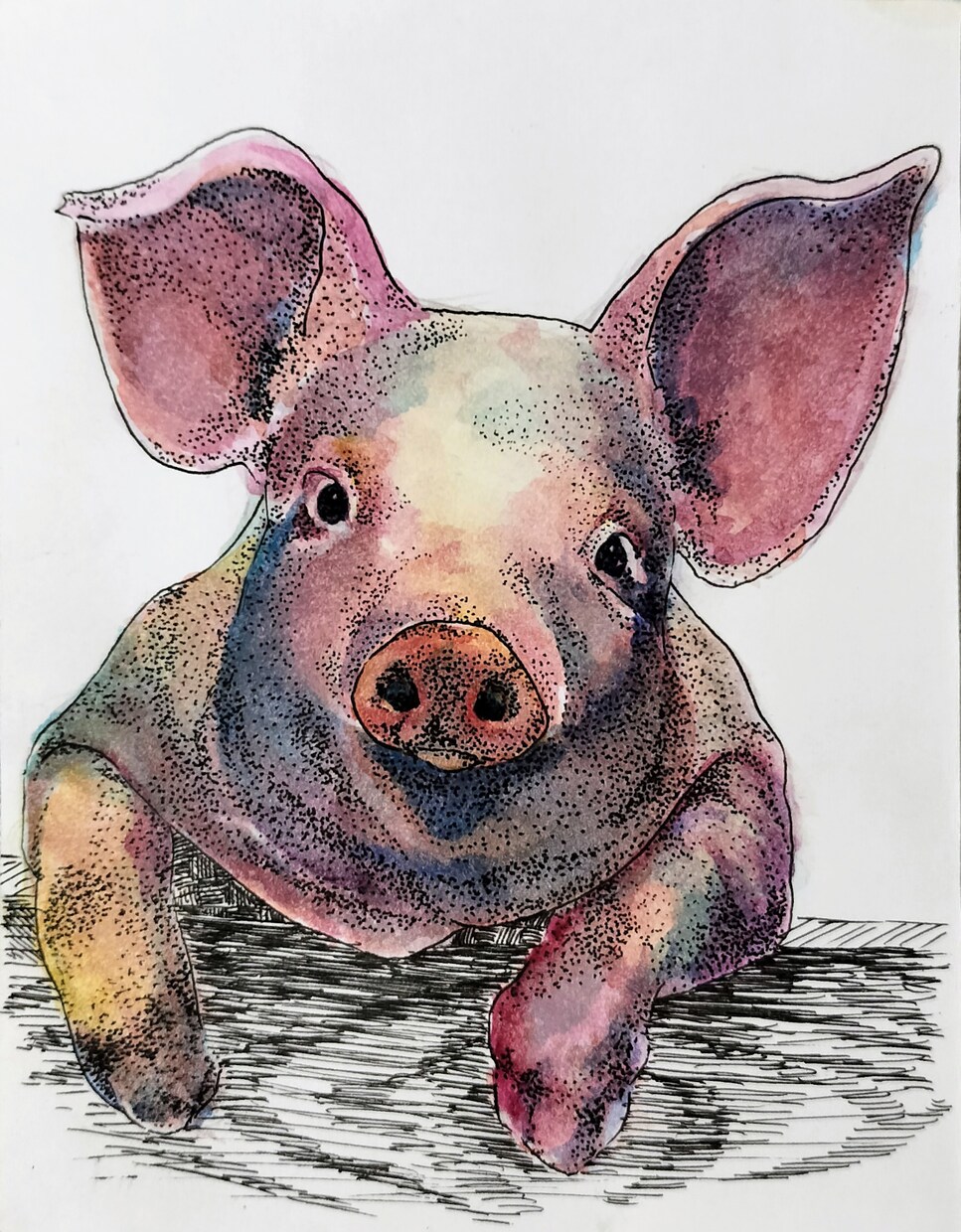 ペットのイラストを水彩画で描きます 写真にも写らない貴方だけが知っているペットの魅力を表現します イメージ3