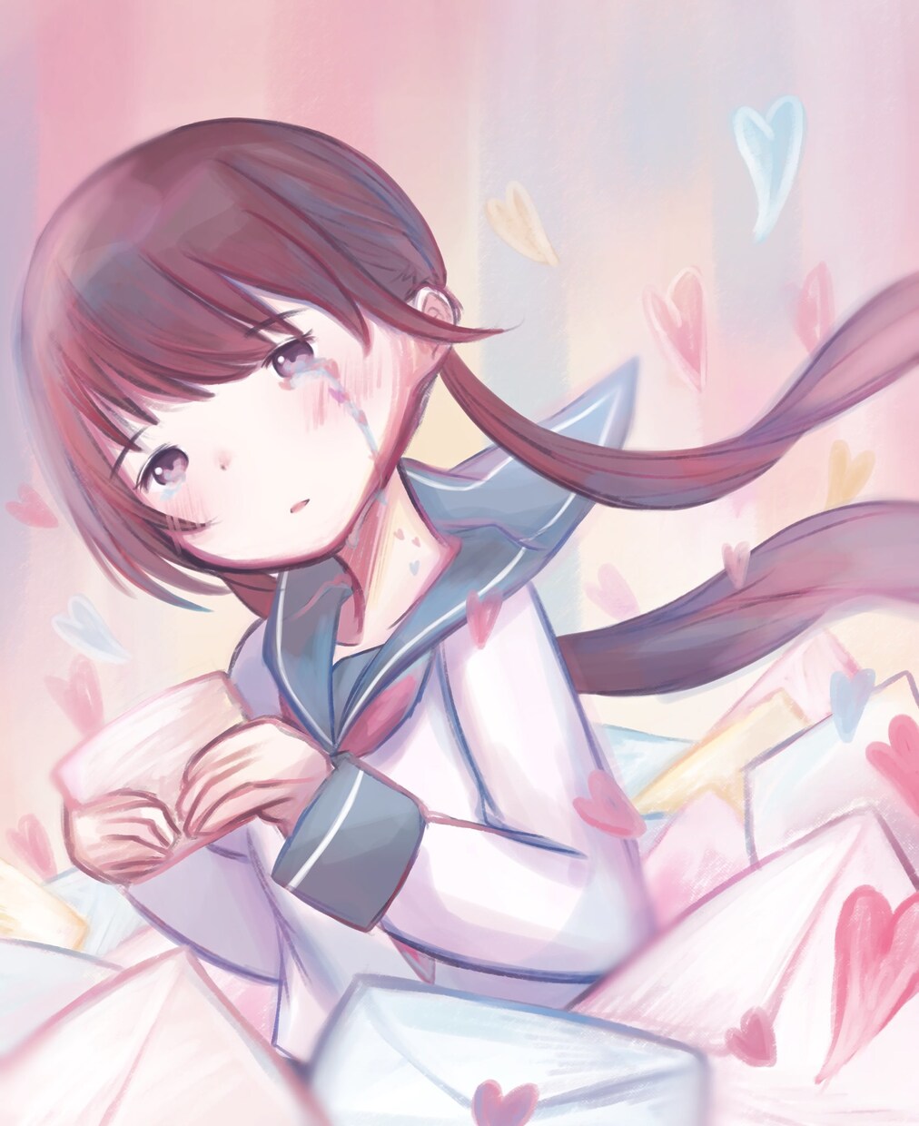 アイコンやサムネ、女の子メインの絵を描きます 優しさと悲しさと、想いのこもった絵をあなたに。 イメージ5