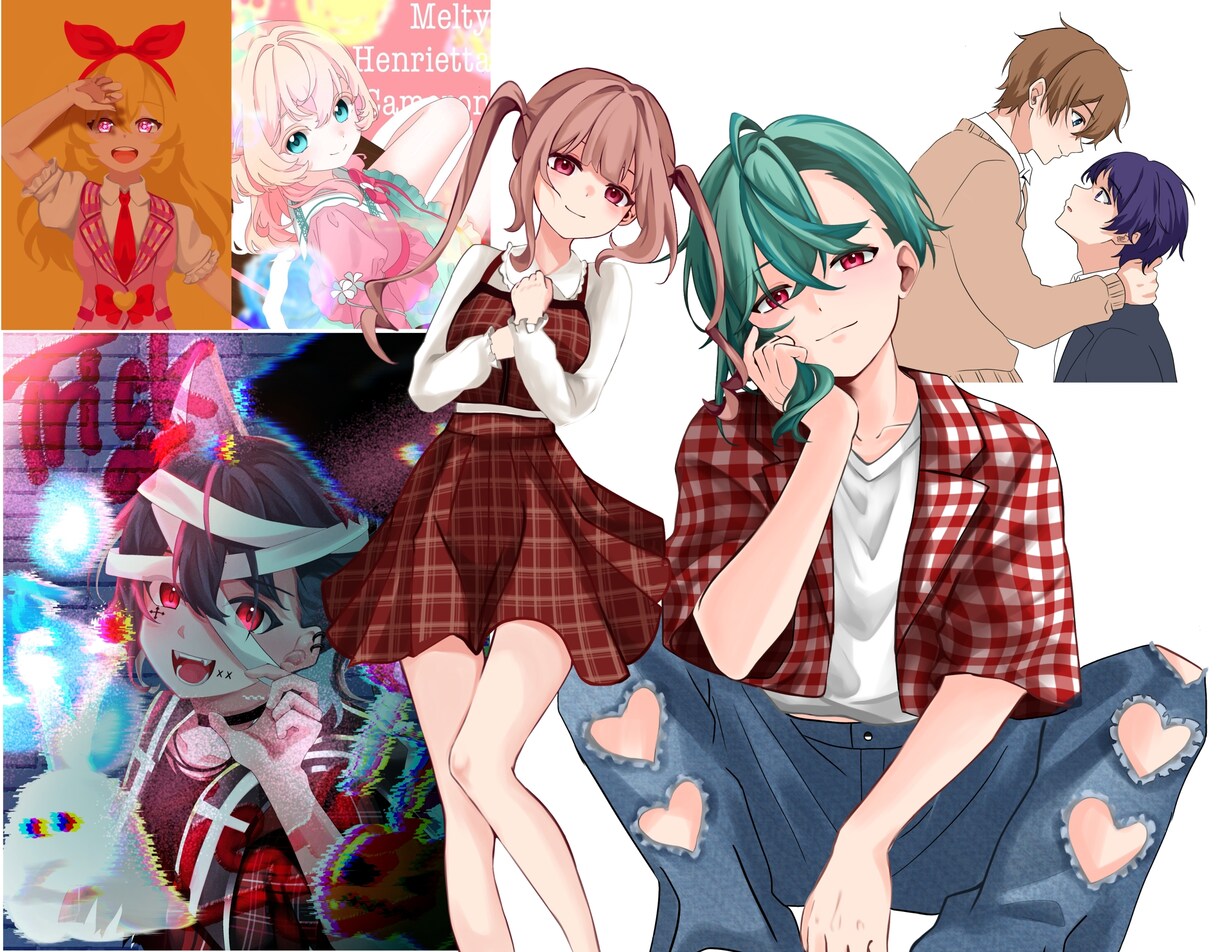 商用利用可能なイラストを制作致します 先着5名モニター価格2500円／商用利用可能 イメージ1