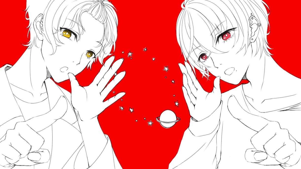 歌ってみた等の動画サムネイルイラスト作成します 歌ってみた等歌い手さんの活動のお手伝いいたします！ イメージ7