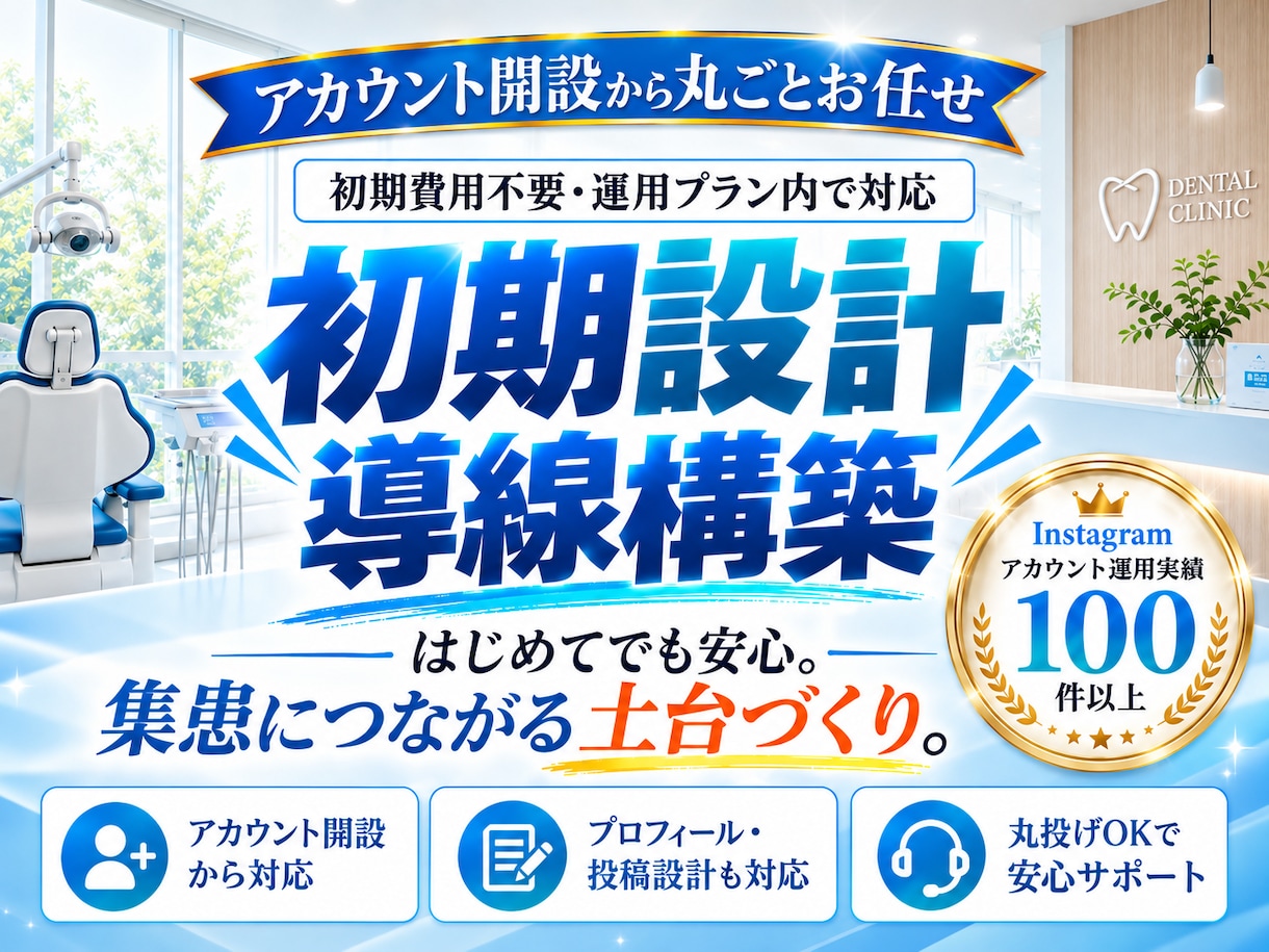 歯科医院に特化！インスタグラム運用をいたします 歯科医院の「集客」に強いInstagram運用 イメージ4