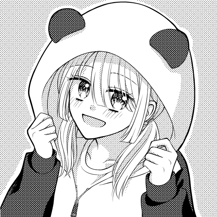 限定価格☆かわいい少女漫画風モノクロ絵描きます 小説の挿絵、アイコンや商用okの白黒イラスト。男の子も可能 イメージ4