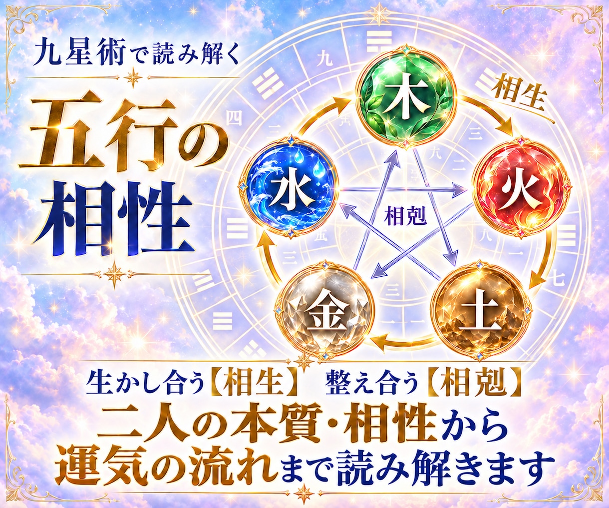 叶えたい恋✨タロットと九星術✨で恋愛成就に導きます 深めたい関係／復縁／複雑／遠距離／結婚／出会い／何でもOK❗ イメージ9