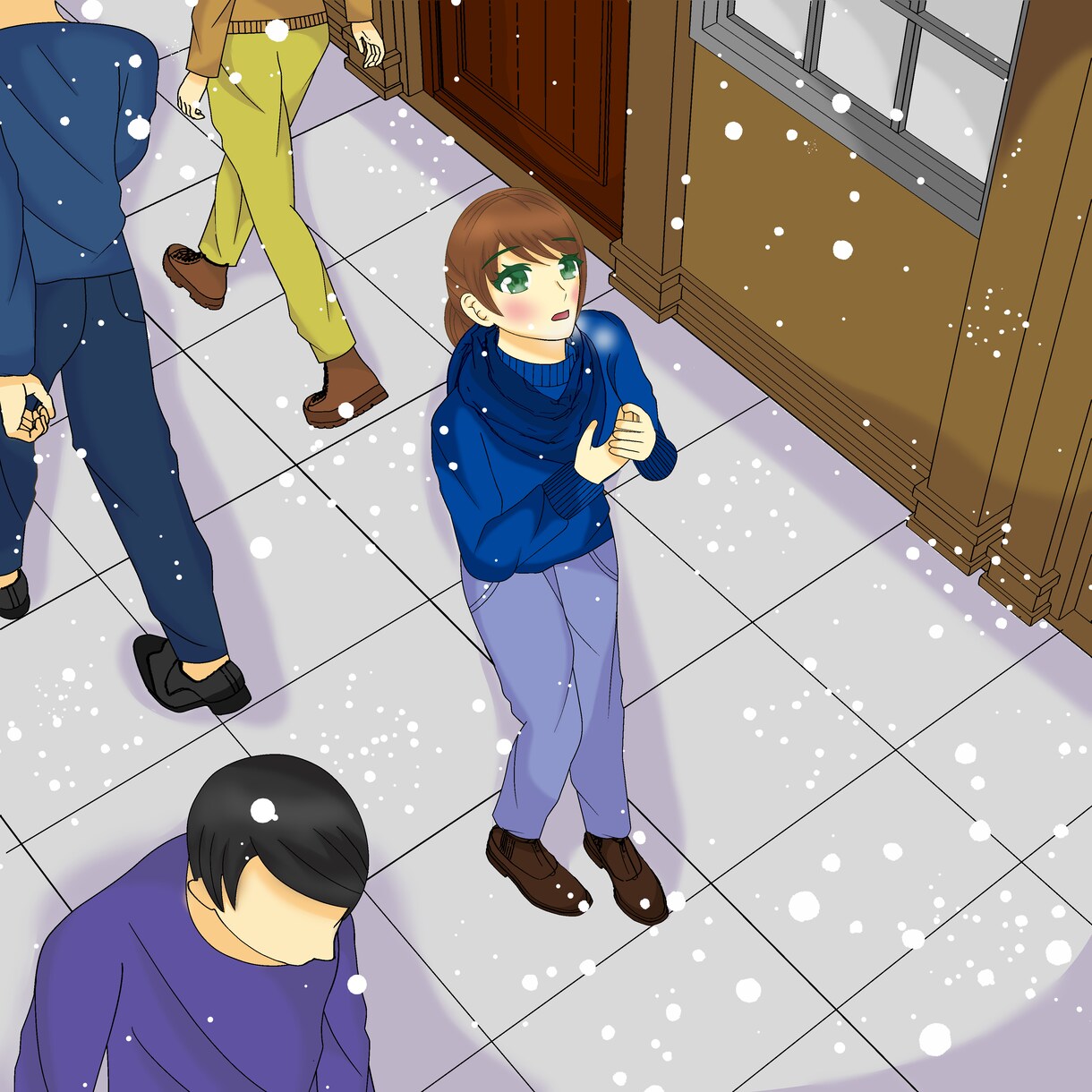 春夏秋冬♪アニメ風のかわいいイラスト3日納品します 食べ物、人物、動物、背景、などいろいろ描きます。 イメージ5