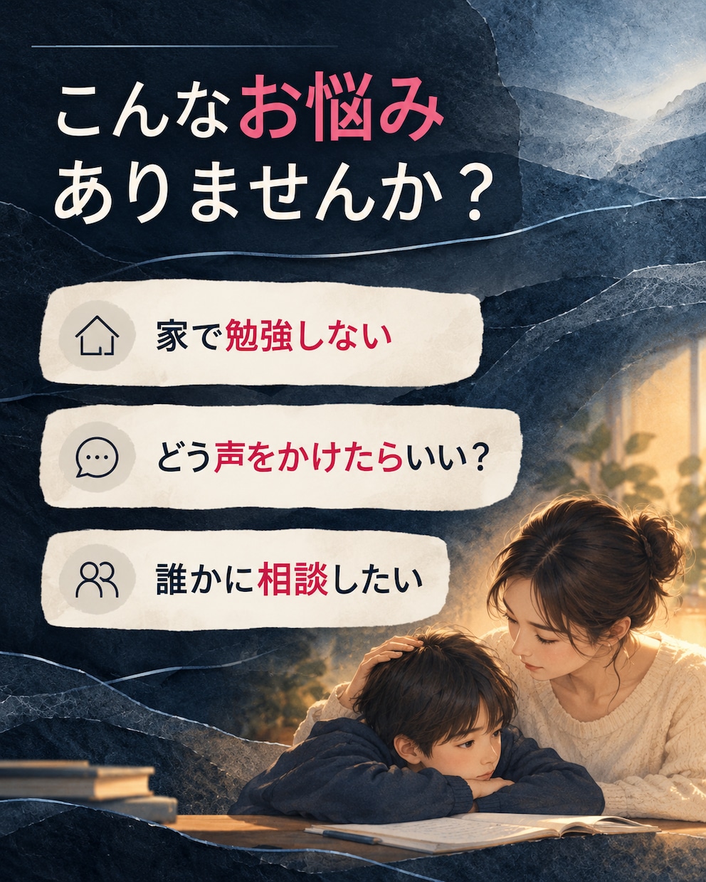 保護者のお悩みを電話でお聴きします 教育17年の経験で、お悩みを一緒に整理します イメージ1