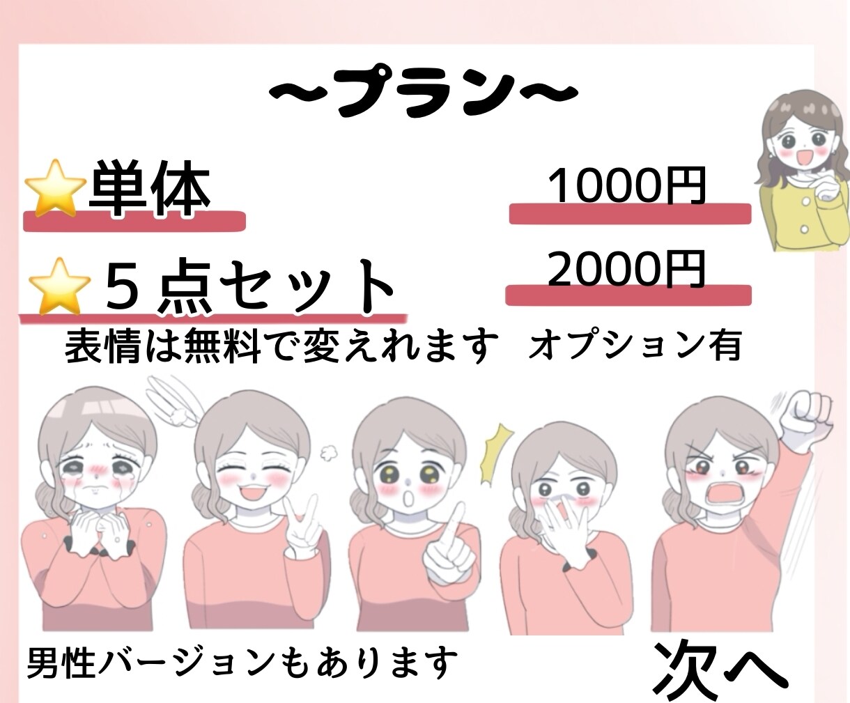 起業で顔出し無しで差別化するためのイラスト描きます あなたらしさを全面に・完全オーダーメイドで差別化を！ イメージ3
