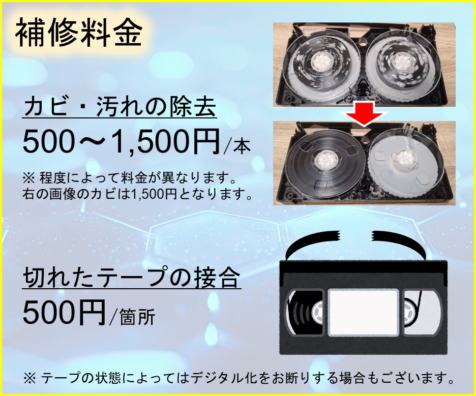ビデオテープ デジタル化 ダビング データ化します VHS ベータ 8ミリ MiniDV 変換 保存 スマホで イメージ6