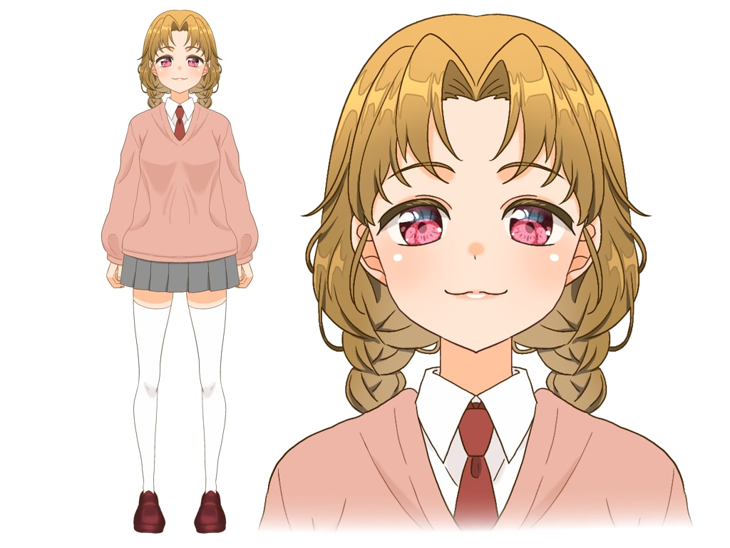 立ち絵【IRIAM対応】かきます 貴方だけのオリジナルキャラクターの立ち絵を描きます。 イメージ2