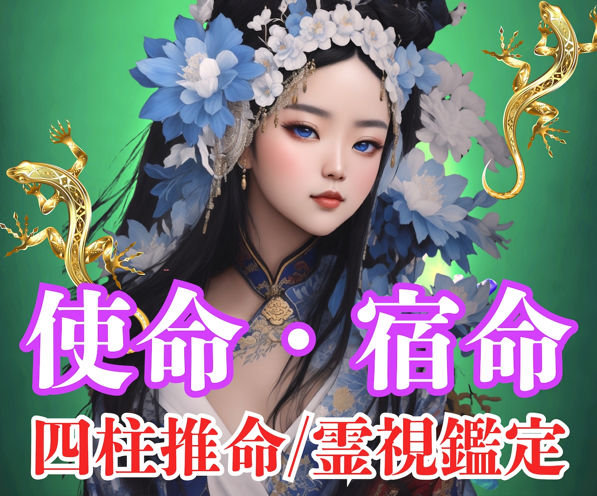 宇宙が描いた魂の設計図❇️四柱推命で精密鑑定します 超・四柱推命＆霊性チャネリングで進むべき道と魂の使命を綴る イメージ1