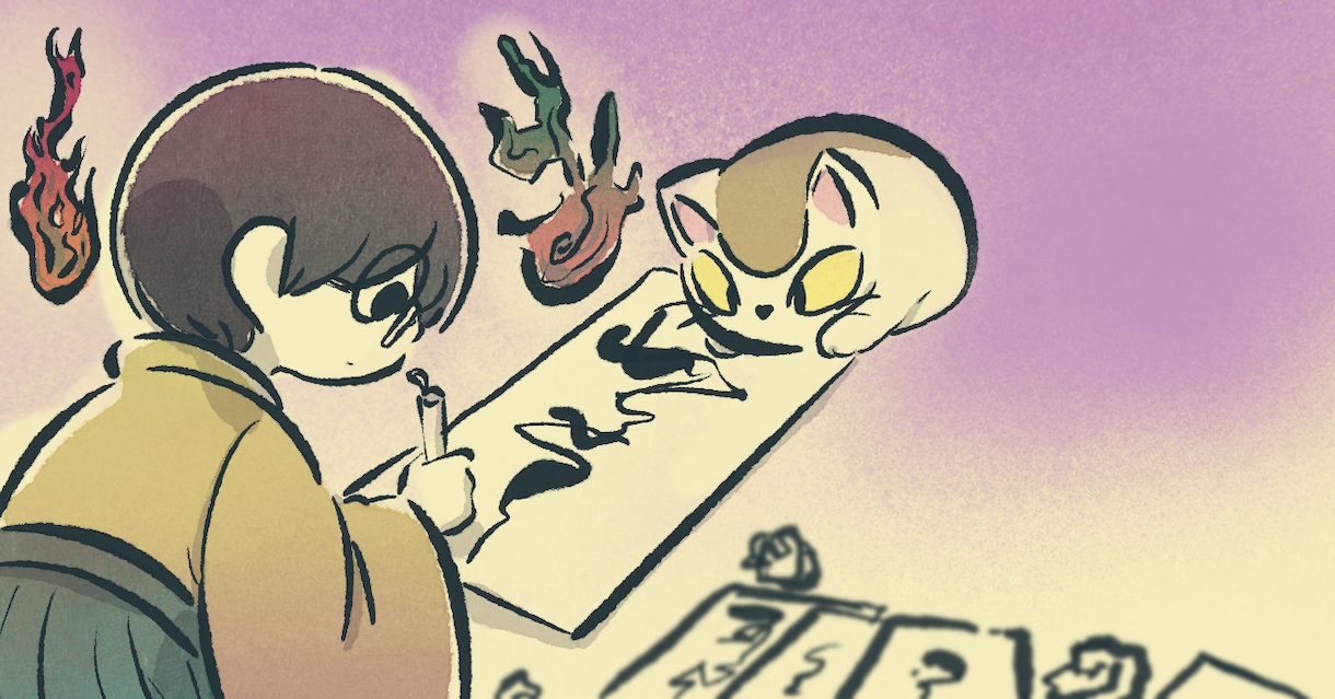 和風で可愛い年賀状制作します 和風なイラスト・デザインどちらもご対応可能です。お気軽に！ イメージ3