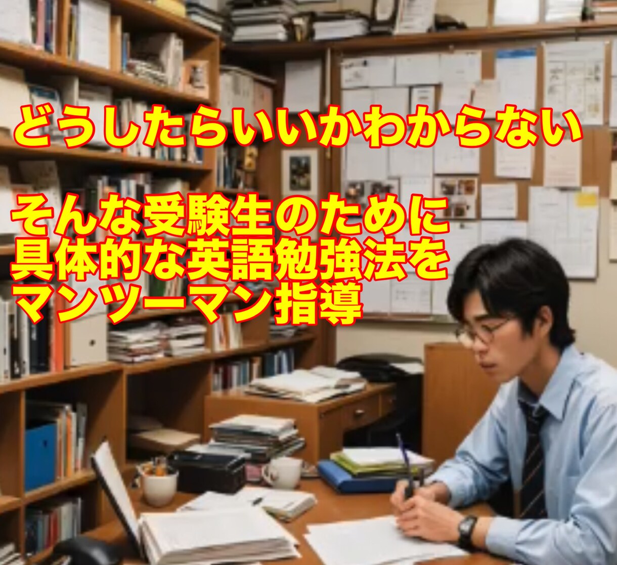 大学受験直前の受験生の入試英語力上げます 受験まで後1年〜数ヶ月の英語の勉強の仕方、赤本活用方法を学ぶ イメージ1