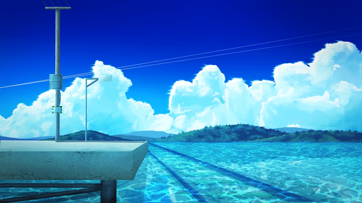 低コストで風景・背景イラストを描きます MVやゲームなどに！星空や入道雲などの美しい風景を描きます イメージ10