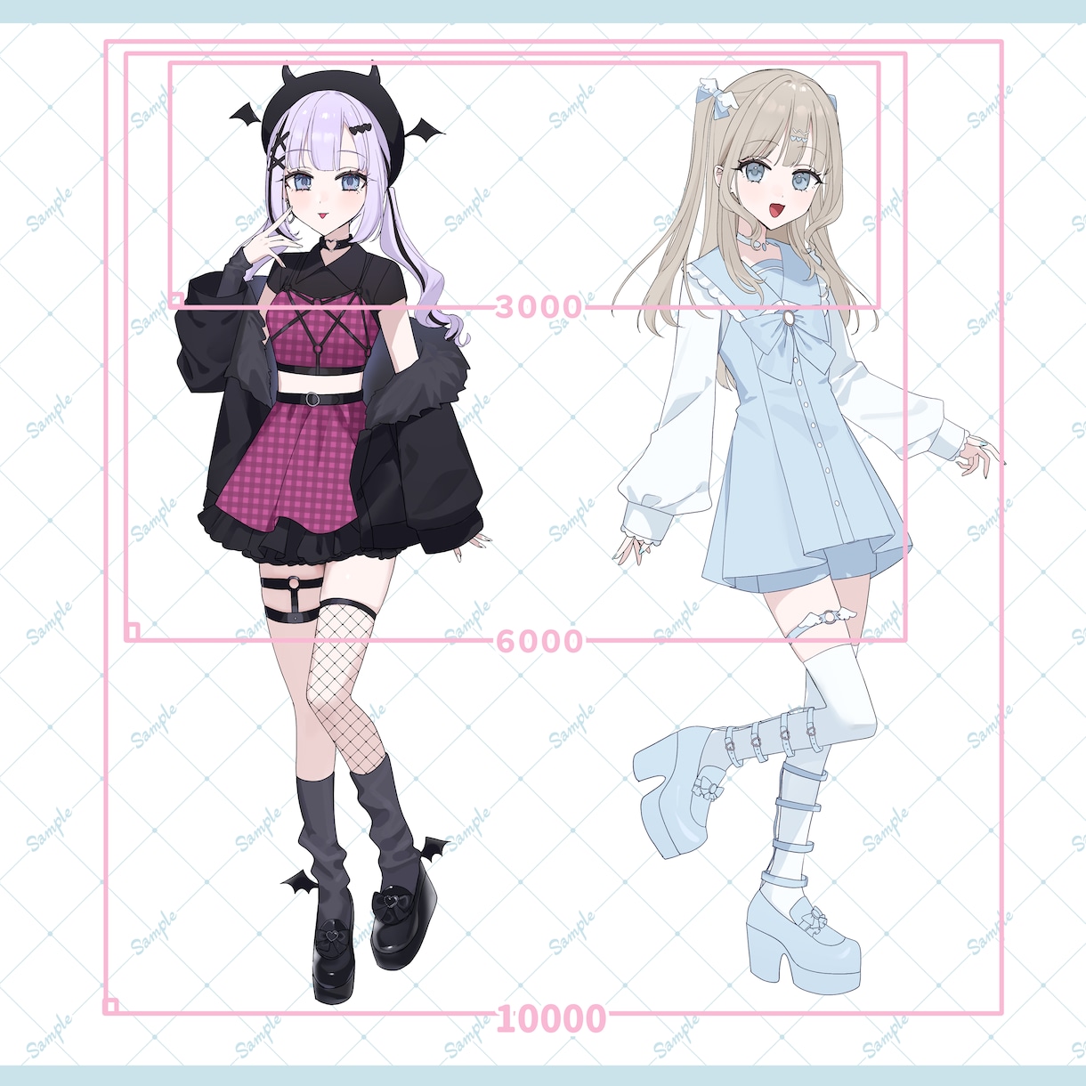 アイコン～立ち絵制作いたします あなた用のイラストを制作します。 イメージ2