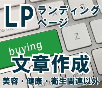 ランディングページの構成・本文の作成を行います 文章部分の作成のみ！美容・健康・衛生関連「以外」のみです。 イメージ1