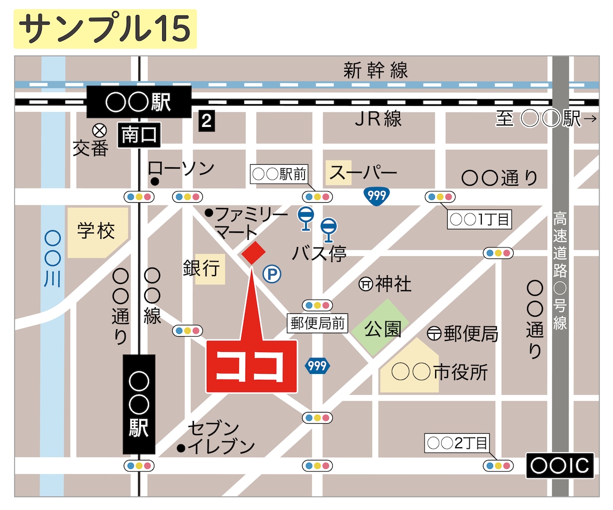 シンプルで分かりやすい地図を作成します 【販売実績700件以上】簡易的で見やすい地図が必要な方へ イメージ6