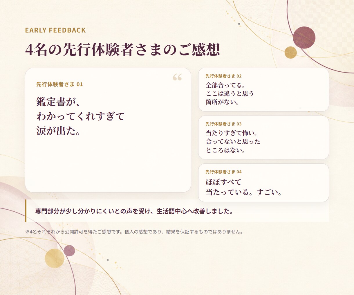 好きなのにすれ違う二人の恋愛相性を詳しく鑑定します MBTI・星・生年月日・24問を重ねる二人専用PDF イメージ4