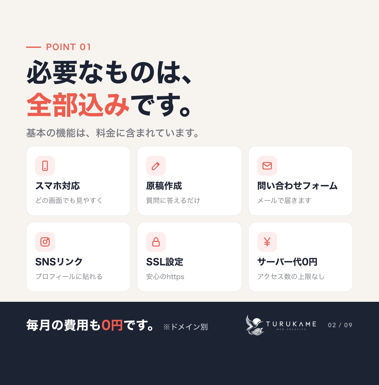 スマホ対応のホームページを2万円から作ります 文章作成込み・月々0円・最短1日で公開 イメージ2