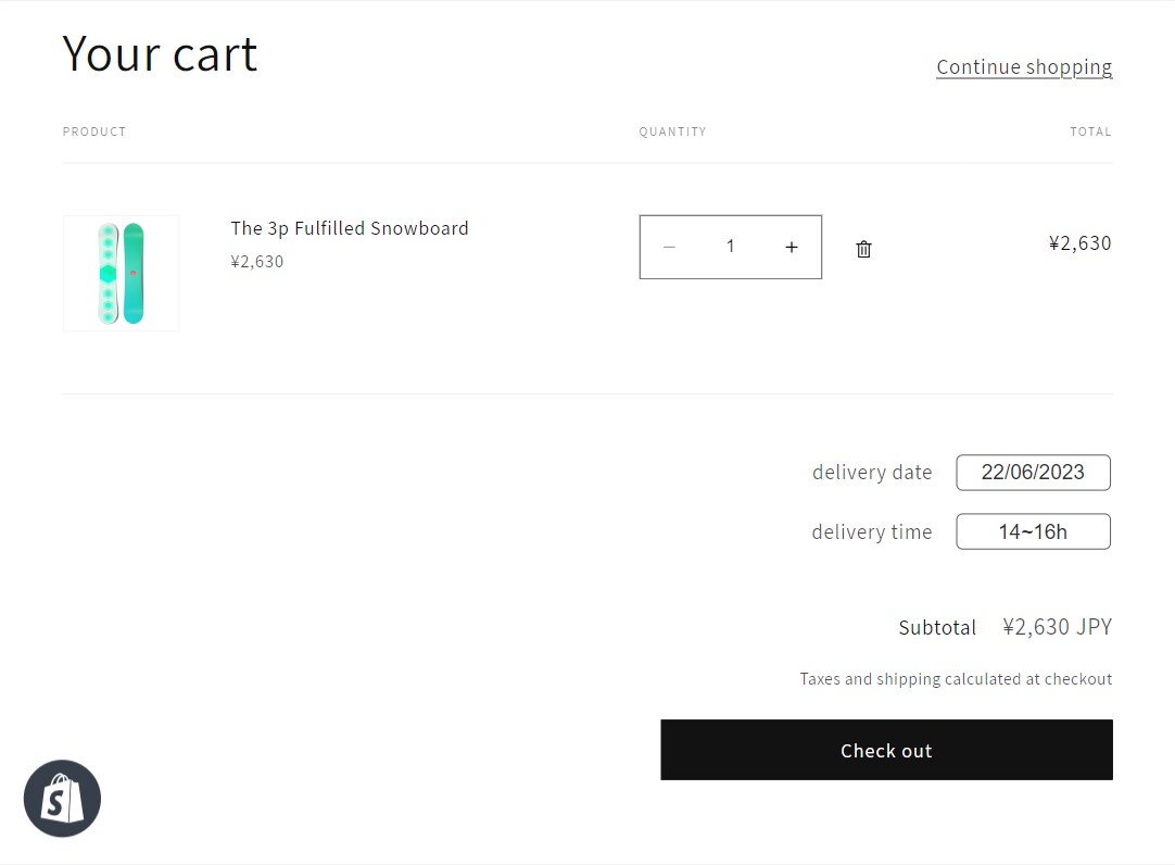 Shopifyに配送日時指定機能を追加します アプリを使わないので、毎月のコストは0円！ イメージ5