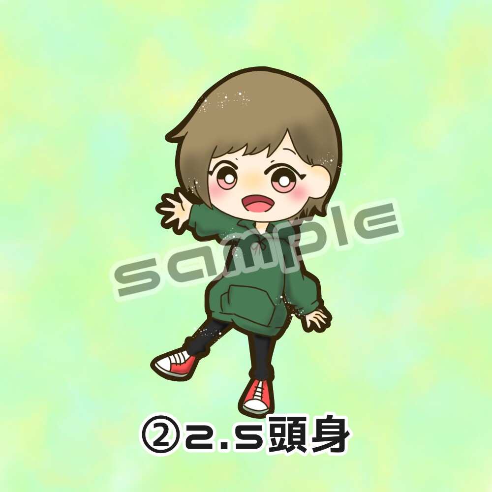 ポップなデフォルメアイコンお描きします SNSやLINEのアイコン用に！ イメージ3