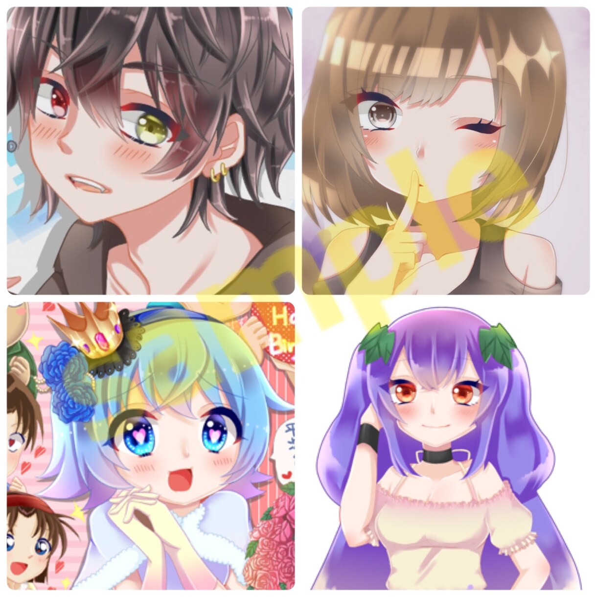 アイコン用イラスト描きます SNSなどのアイコンを描いてほしい方にオススメです！ イメージ2