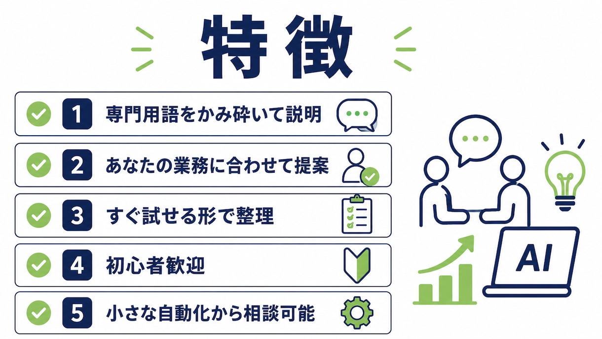 ChatGPT・GASの使い方、何でも答えます 「AIって何から始めれば？」一緒に考えます イメージ5