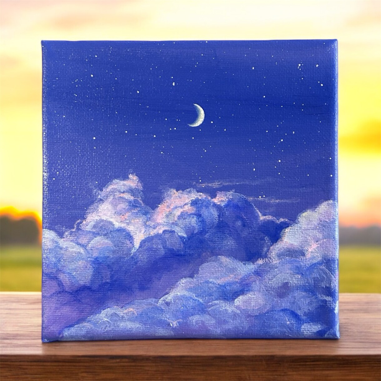 世界で１つ！色とイメージからあなたの風景を描きます 夜空や海の絵が得意【他サイト販売実績100件以上！】 イメージ8