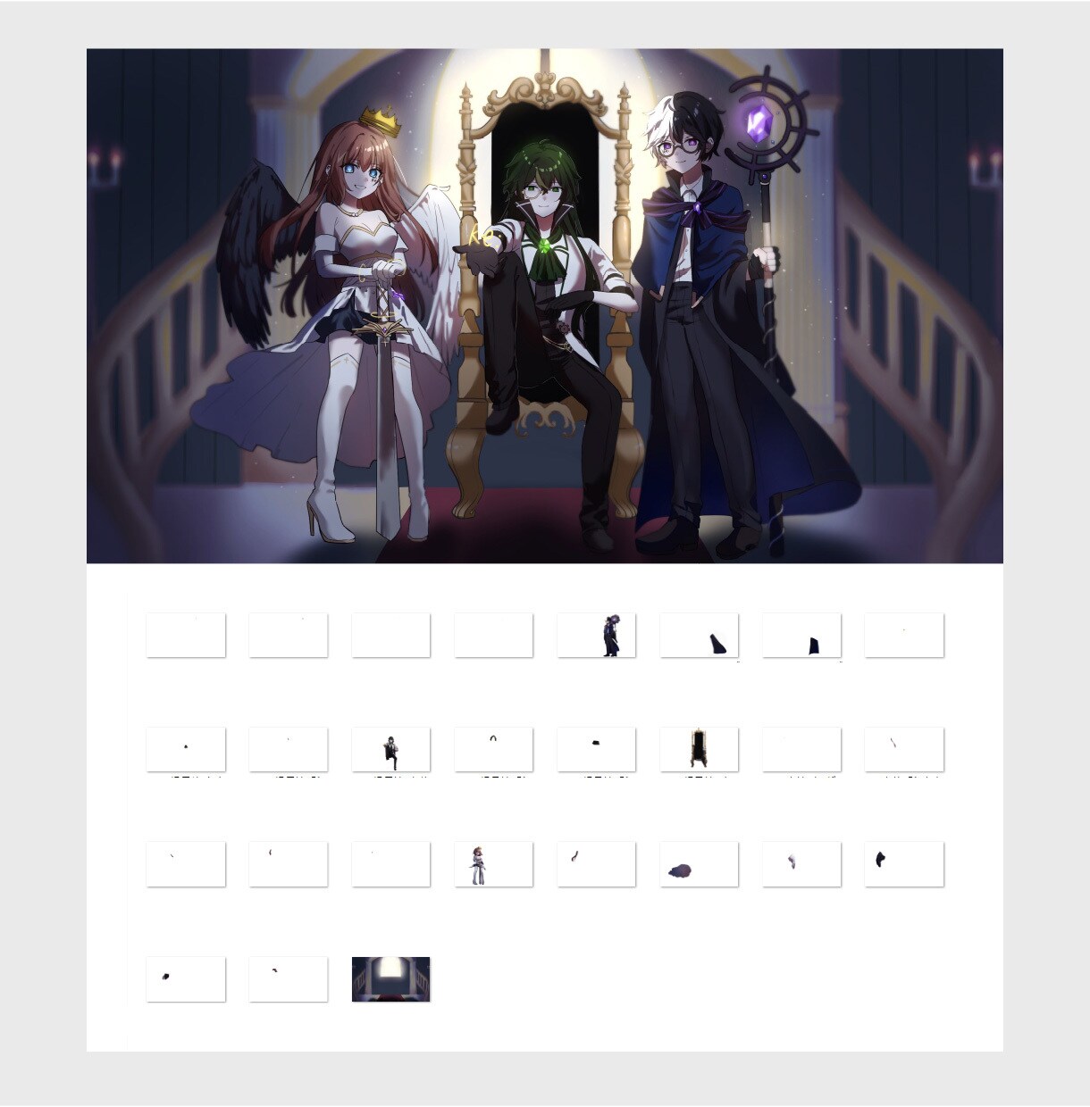 イラストを高品質にレイヤー分けします パーツ・アニメ・Live2Dなど用途に合わせて丁寧に分けます イメージ3