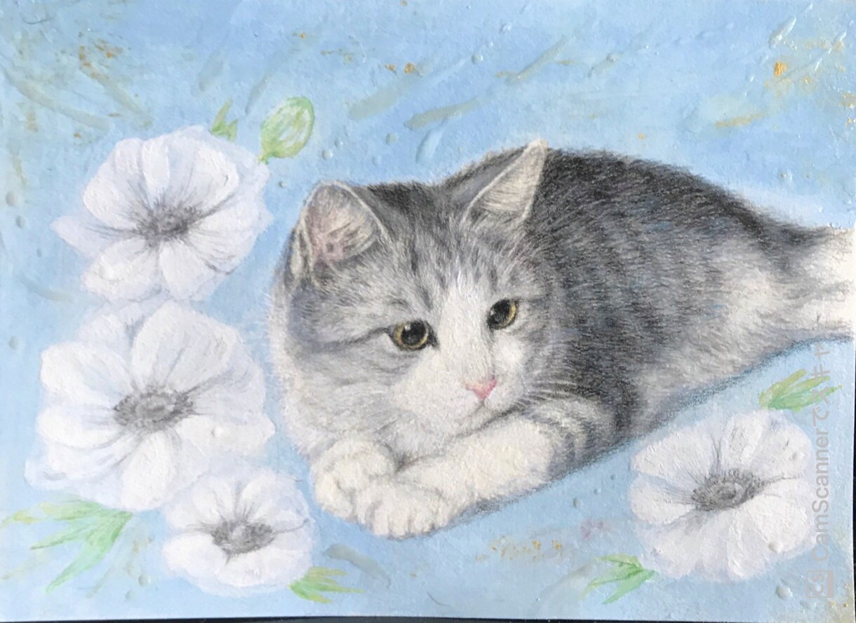 大切なペットをリアルで優しい絵画にいたします 動物を愛する作者が毛の一本一本まで愛情たっぷりに仕上げます。 イメージ2