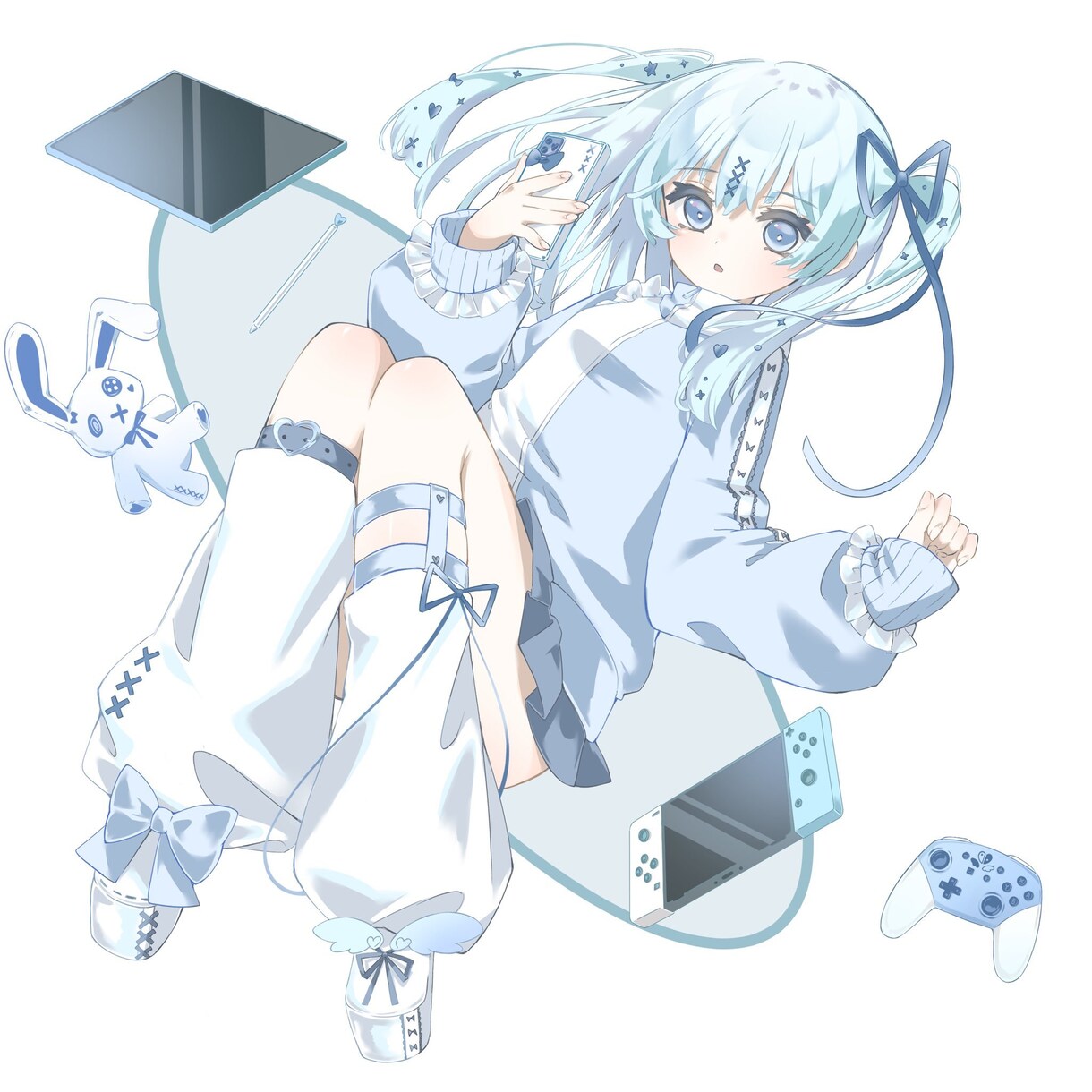 かわいい女の子のイラスト作成します 2次元の美少女が大好きな全人類に捧ぐ イメージ10