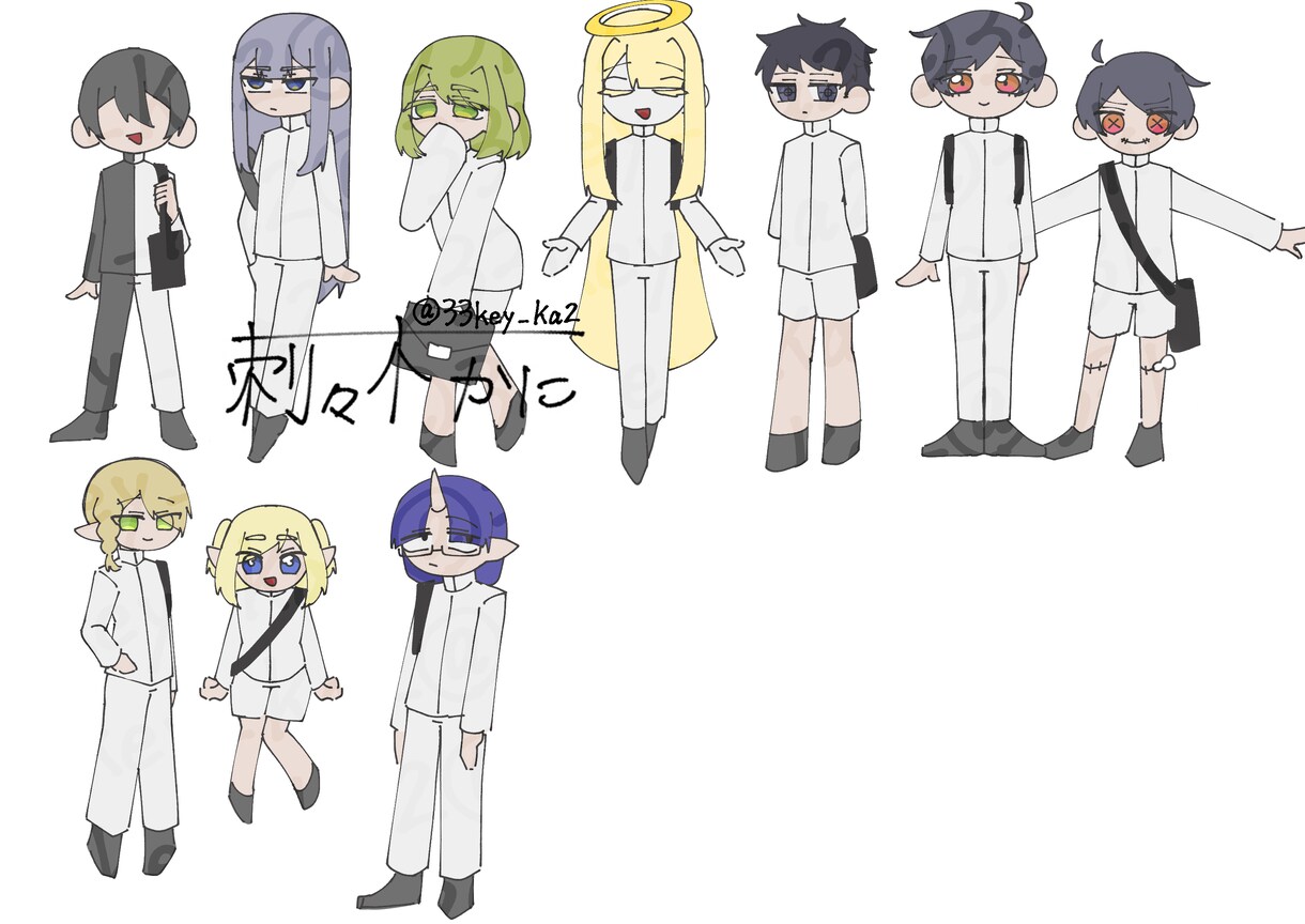 キャラクターデザインできます VtuberからTRPG用キャラシまで色々描きます イメージ1