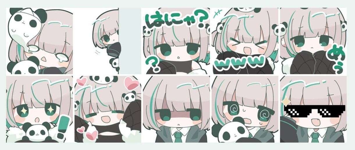 可愛いスタンプ/バッジ作ります あなたの配信にかわいいスタンプはいかがでしょうか！ イメージ2